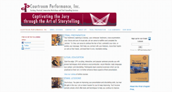 Desktop Screenshot of courtroomperformance.com